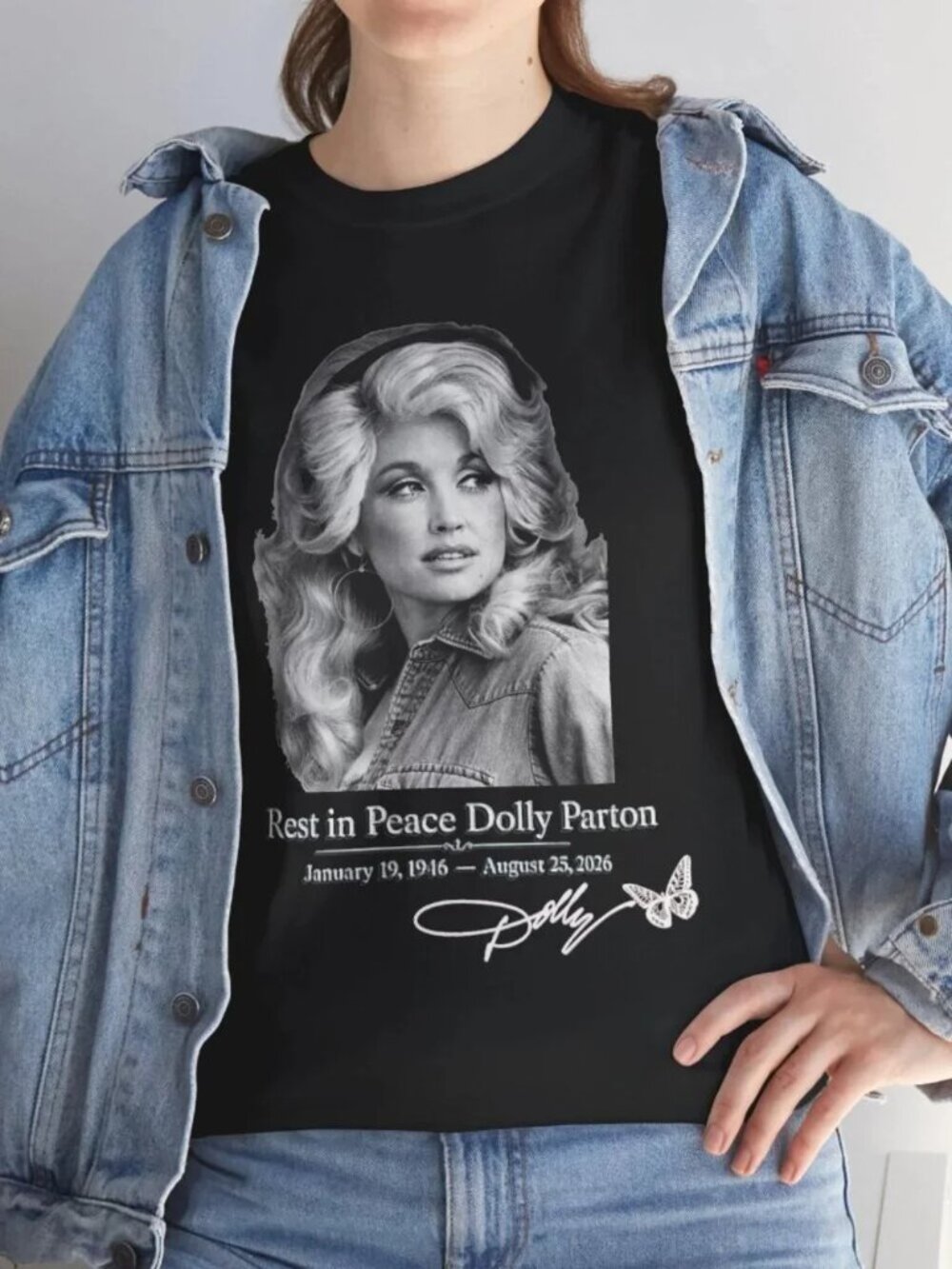 Dolly Parton Atom Glitter 1946 2026 T-Shirt